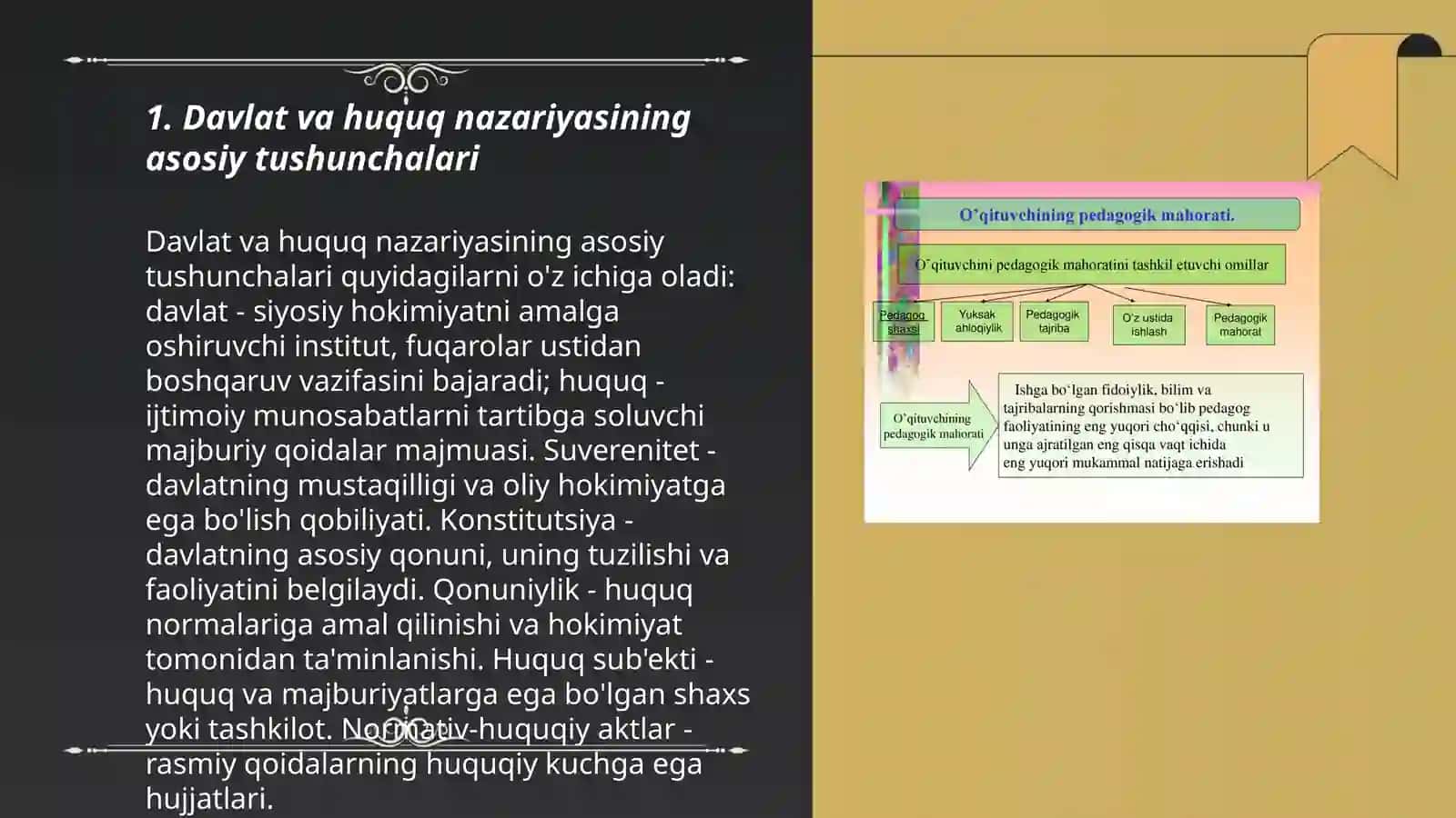 Davlat va jamiyat hayotining barcha sohalarini leberallashtirish isloh qilish modernizatsiyalashda davlat va huquq nazariyasining rolida slaydlar 3