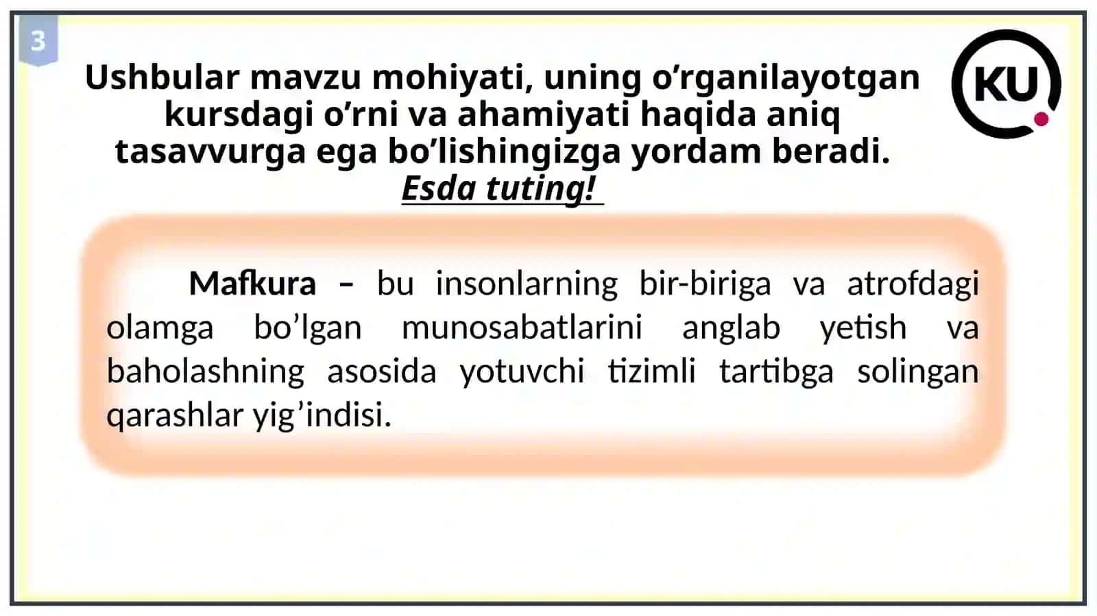 Amaliy mashg’ulot: Institutlarning vaqtga ko‘ra o‘zgarishi 3