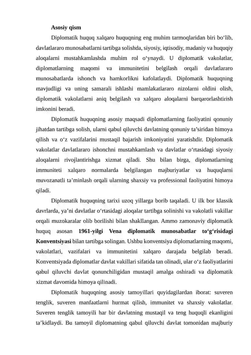 DIPLOMATIK VA KONSULLIK HUQUQI 3