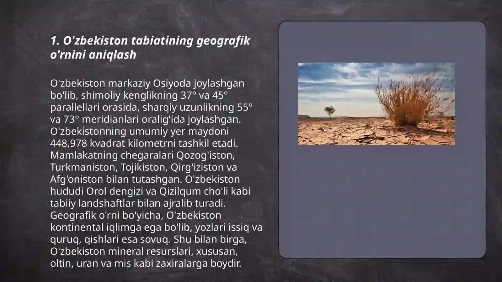 O'ZBEKISTON TABIATINING GEOGRAFIK O'RNINI O'RGANILISH TARIXI 3