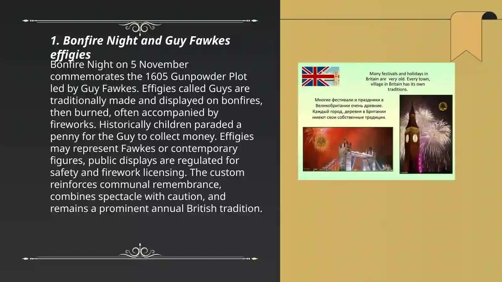 Traditions and customs in British festivals 3