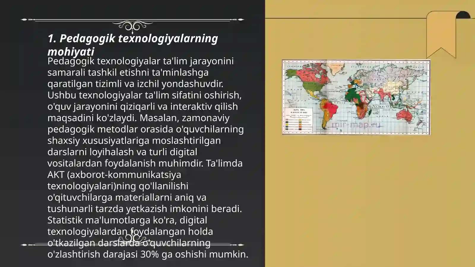 Pedagogik texnologiyalar klassifikatsiyasi, kelajak istiqbollari 3