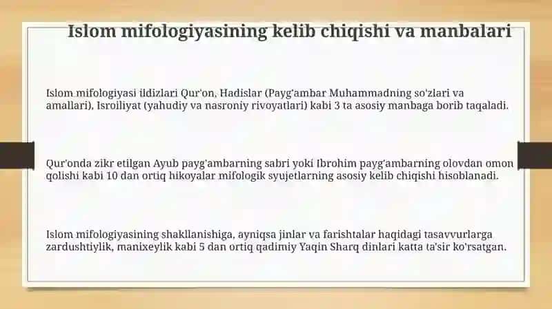 Tasviriy san'atda islom afsonalari haqida 3
