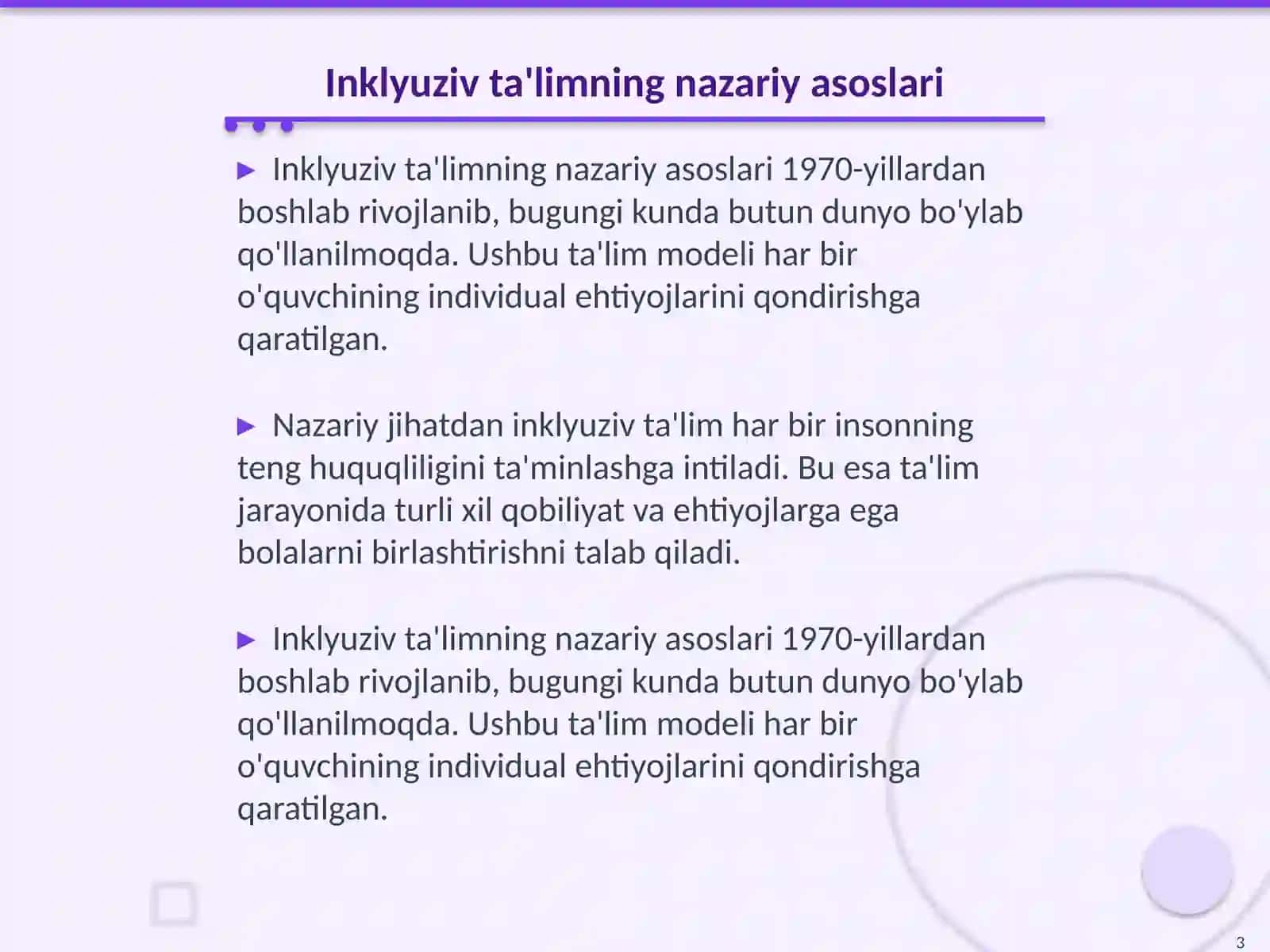 Inklyuziv ta'limning pedagagik vs X.psixologik xususiyatlari 3