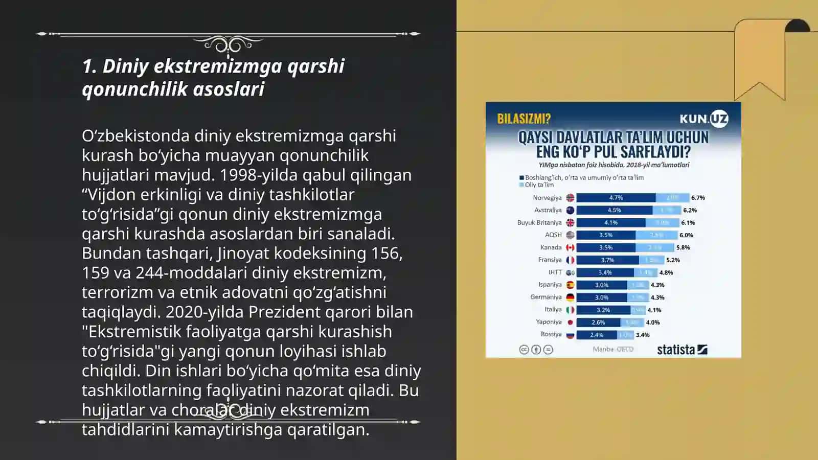 Radikal oqimlarga qarshi kurashning yoʻnalishlari 3