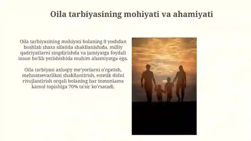 Oilada tarbiya asoslari 3