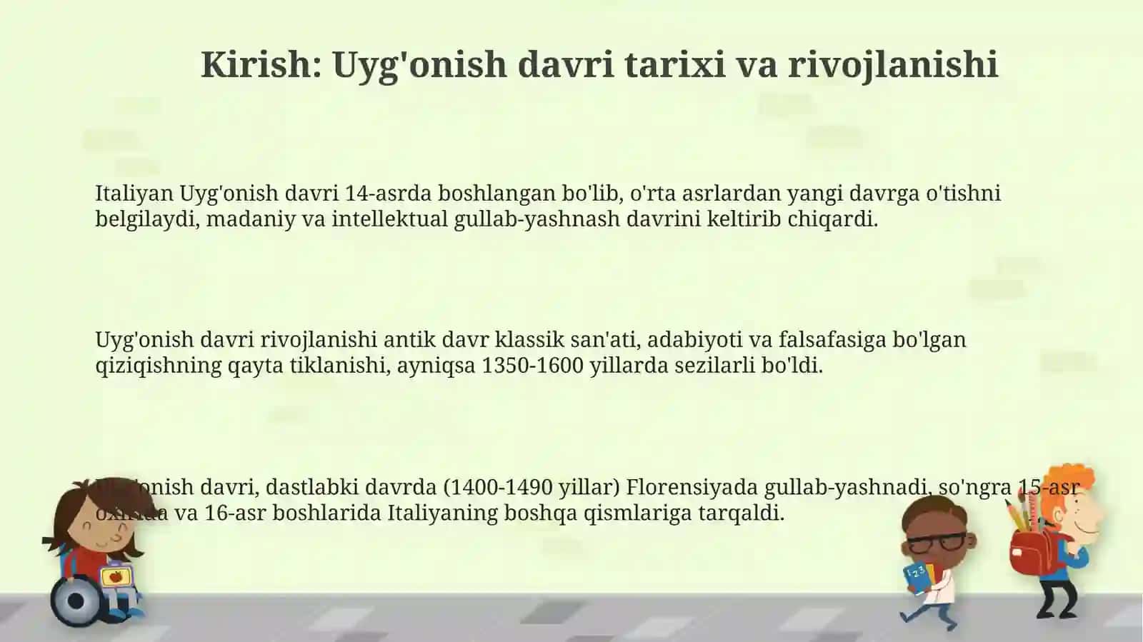 Italiya uyg'otish davri tarixiga oid ilmiy tadqiqotlar 3