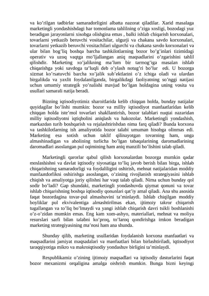 MARKETINGNING MOHIYATI VA UNING RIVOJLANISHINING ASOSIY BOSQICHLARI 3