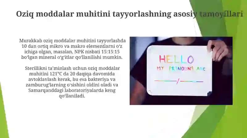 O'simliklarni Mikronlashtirish 3