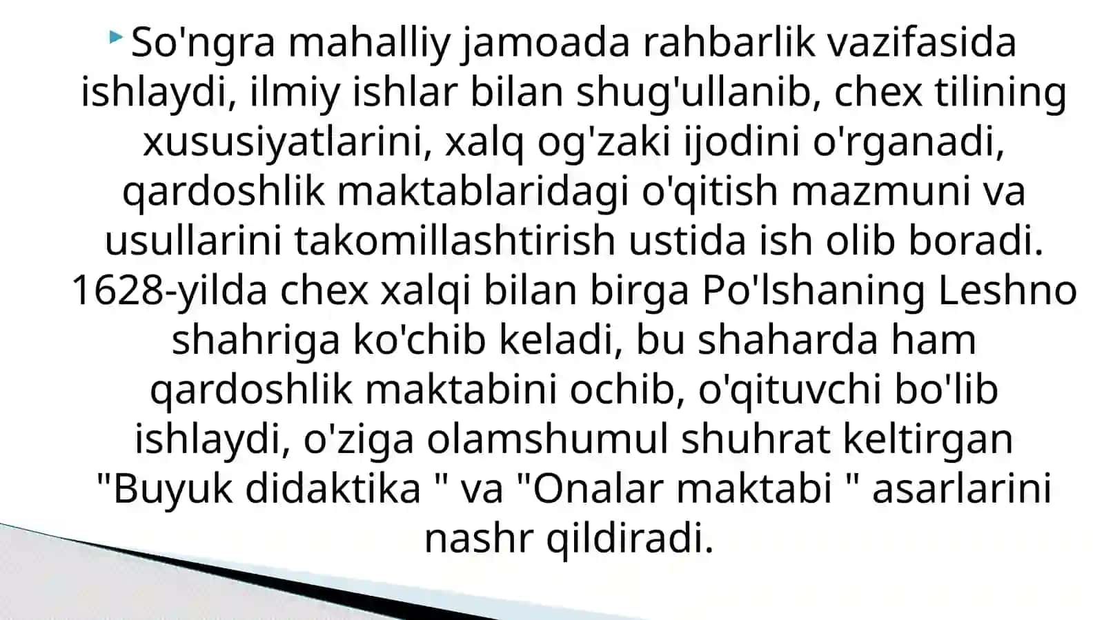 Yan Amos Komenskiyning pedagogik gʻoyalari 3