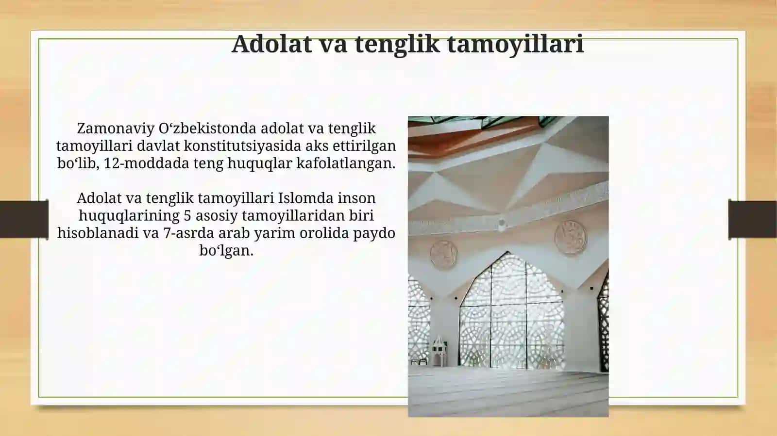 Islom qadriyatlari va marifatining hozirgi davrdagiahamiyati 3