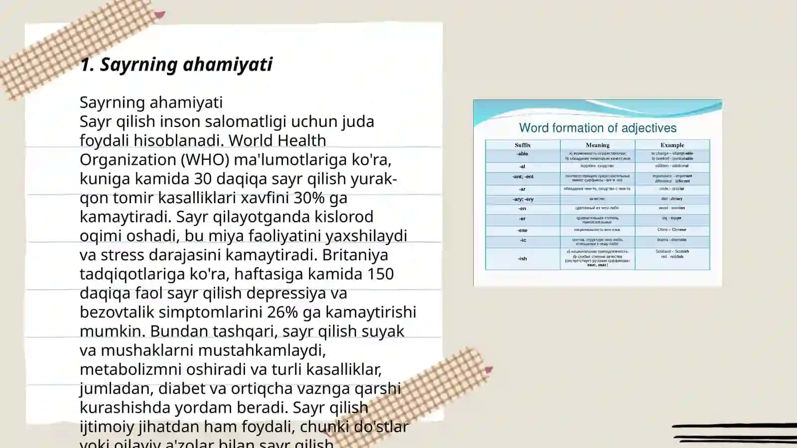 Turli yosh guruhlarda sayrlarni tashkil etish 3