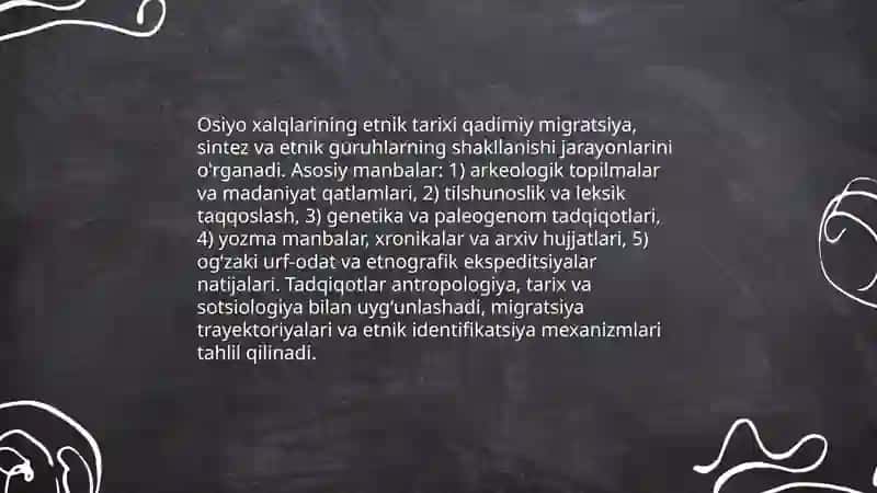 Osiyo xalqlari etnografiyasi 3