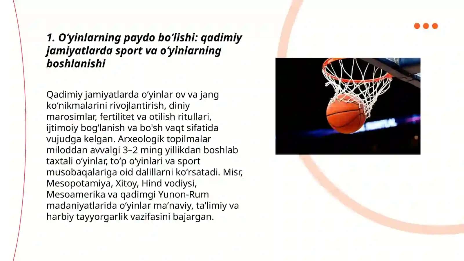Oʻyinning paydo boʻlishi va rivojlanish tarixi 3