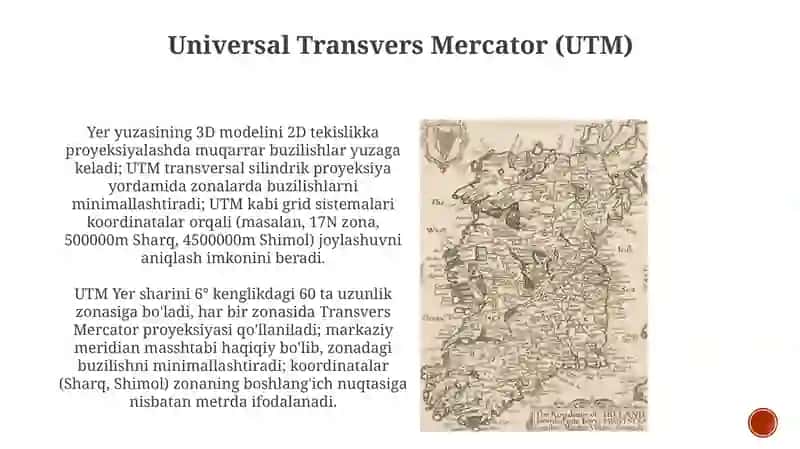 Universal Transvers Mercator (UTM) 3