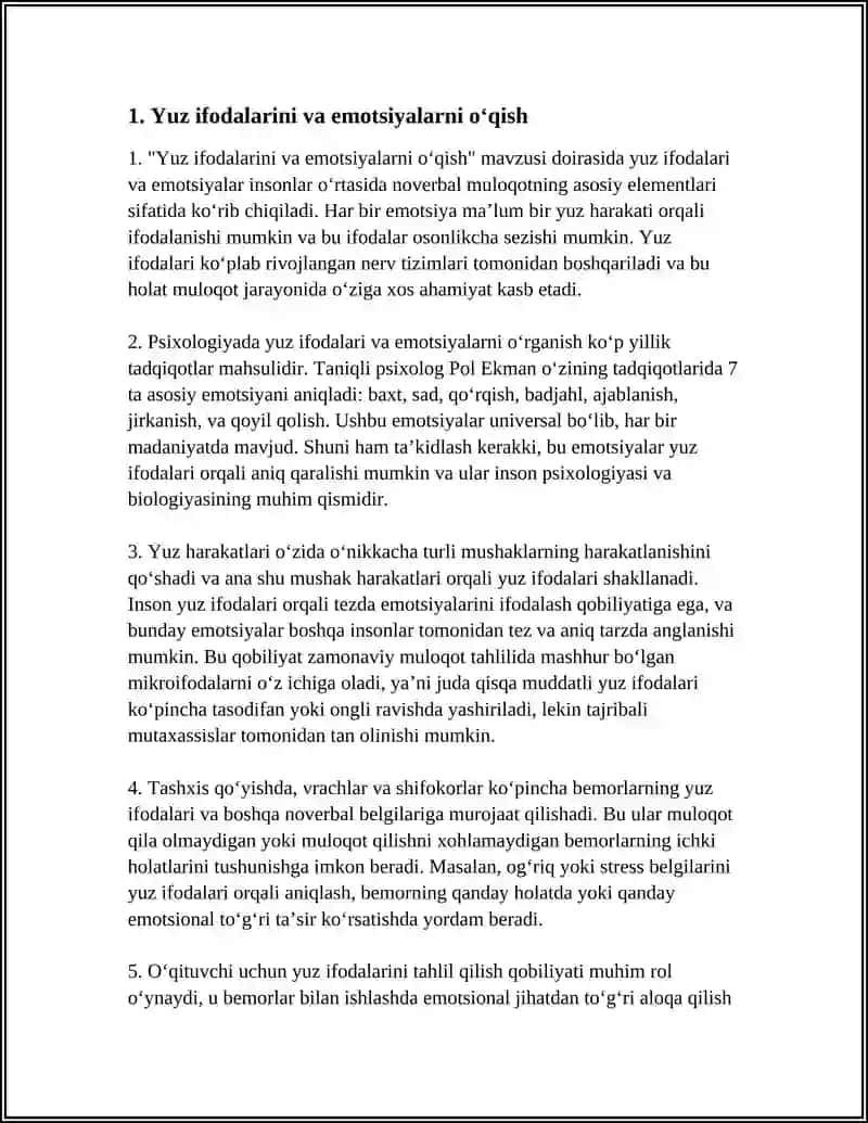 PASIENT BILAN NOVERBAL MULOQOT KONIKMALARI 3