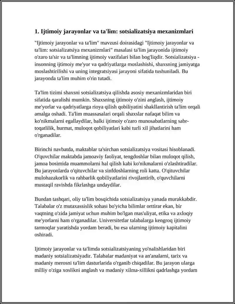 IJTIMOIY JARAYONLAR VA TA'LIM 3