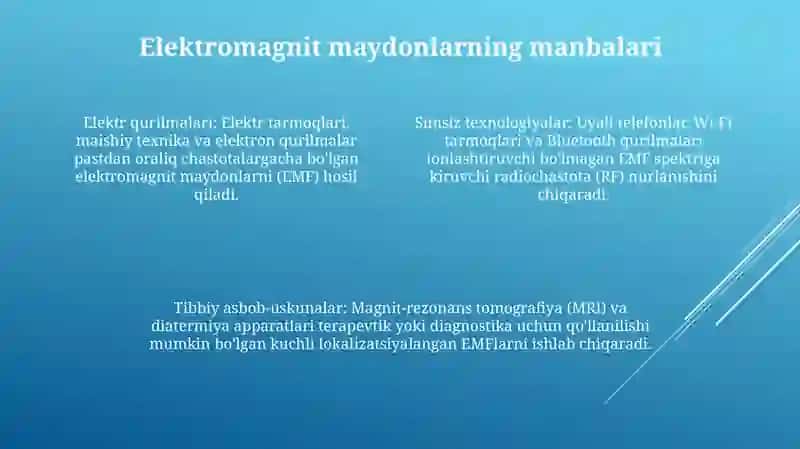 Elektromagnit Maydonning Organizmga Ta'Siri 3