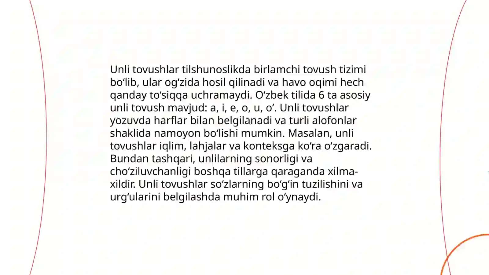 fonetik o'zgarishlar mavzusini o'rganish 3