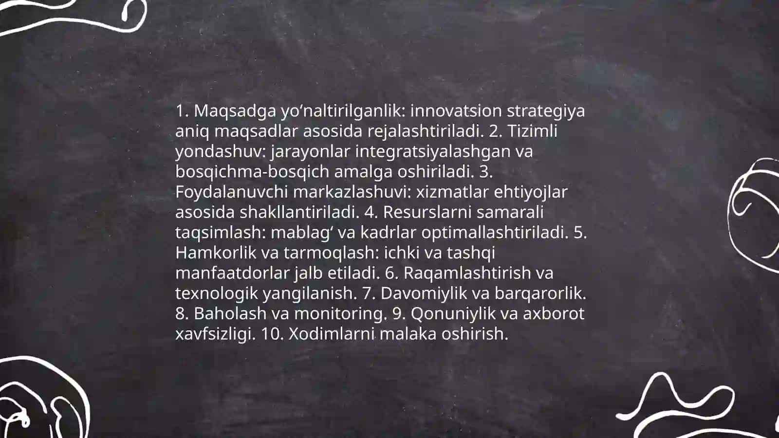 Kutubxona axborot muossalarida inavatsion faoliyatni tashkil etish jarayonlari 3