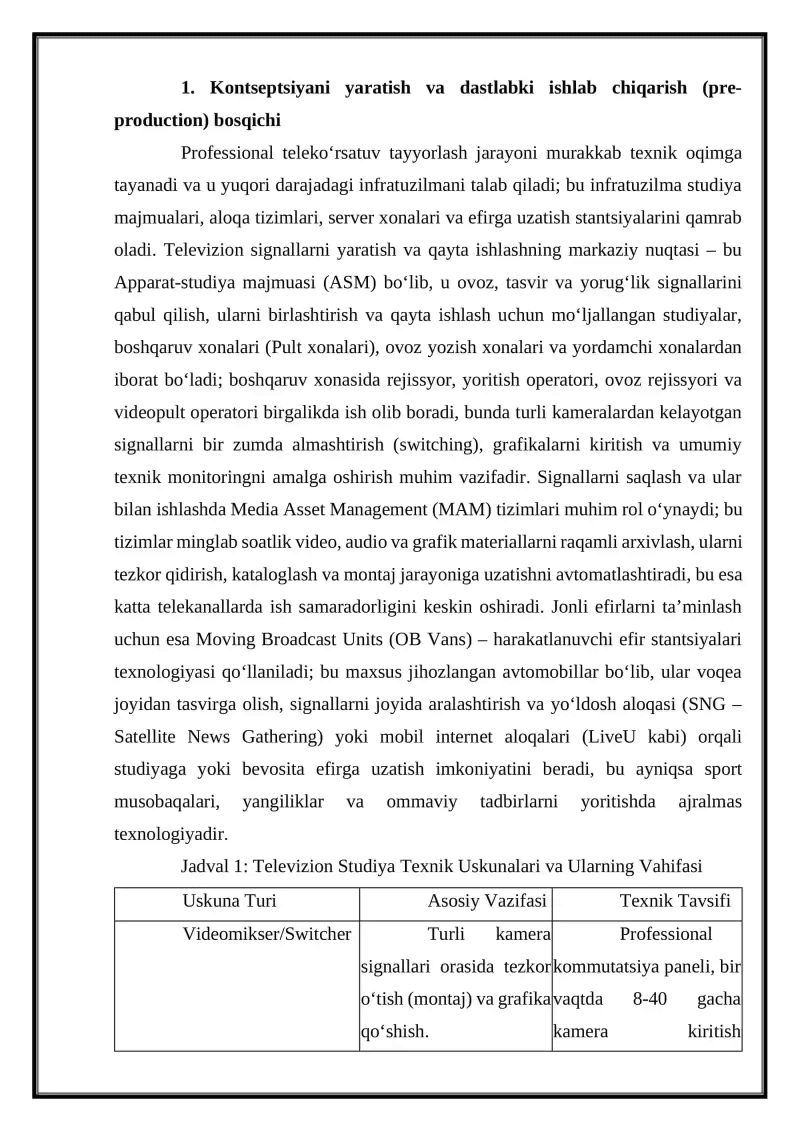 TELEKO’RSATUV TAYYORLASH TEXNOLOGIYASI 3