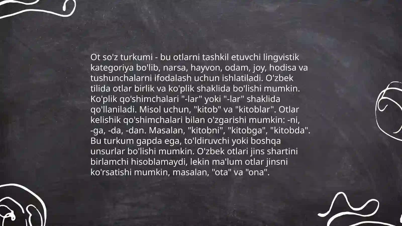 Ot so'z turkumi 3