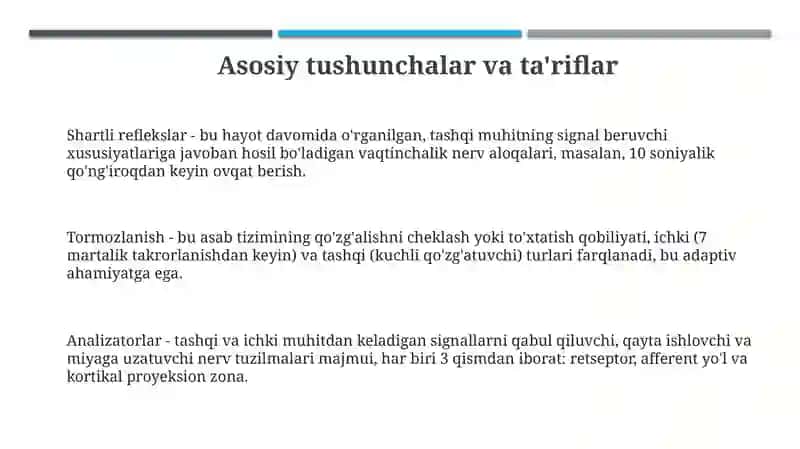 Oliy nerf faoliyatining asasiy qonnuniyatlari 3