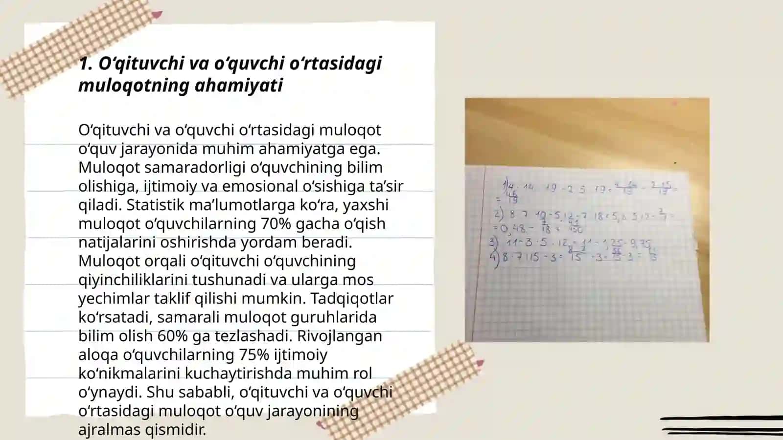 O‘qituvchi va o‘quvchi o‘rtasidagi muloqotning ahamiyati 3