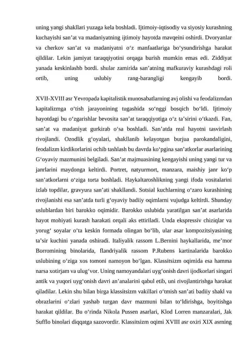 XVII ASR OXIRI VA XVIII ASRDA YEVROPADA FANNING RIVOJI 3