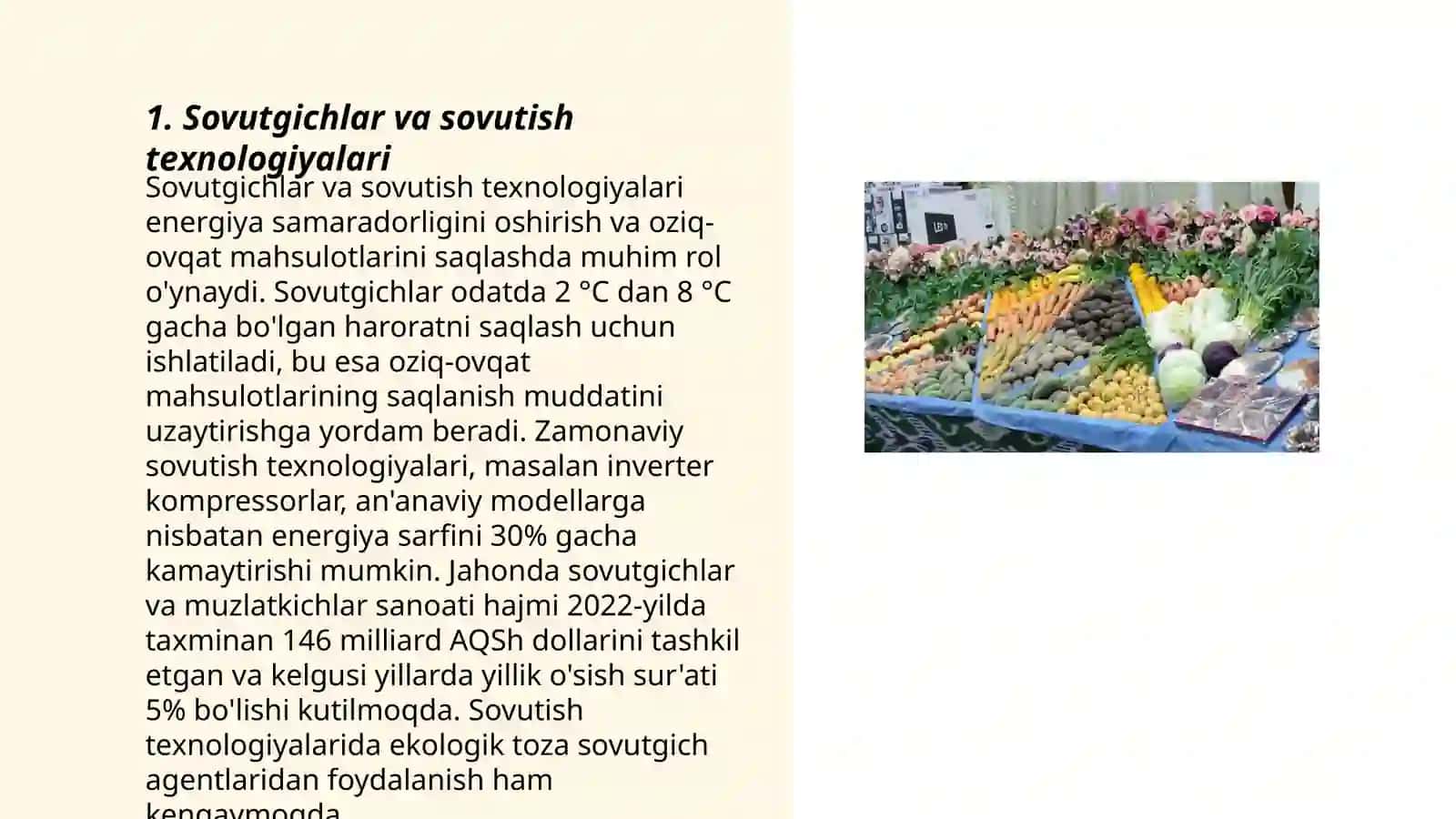 Sovutgichlar va sovutish texnologiyalari 3