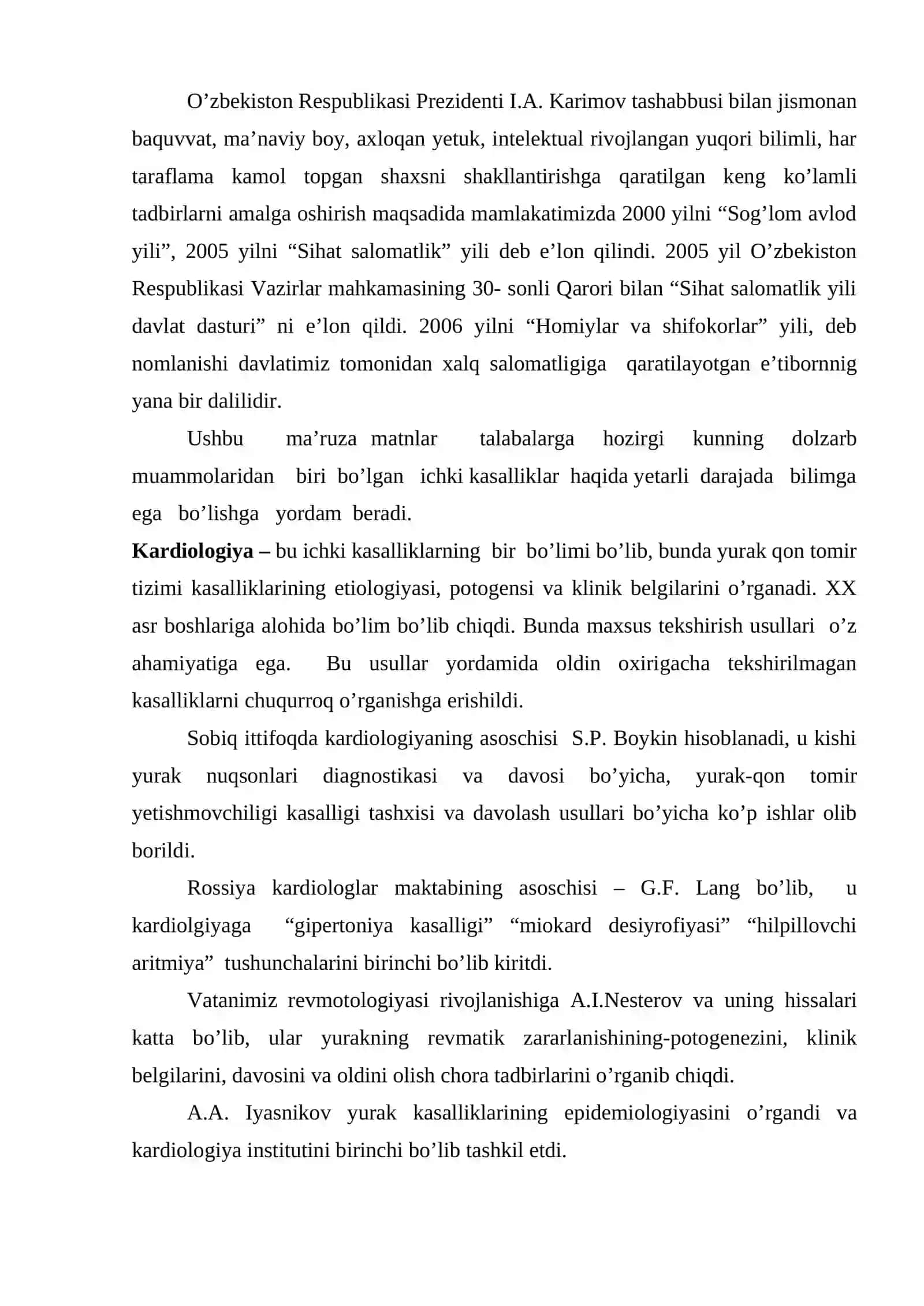 Yurak qon-tomir tizimi kasalliklari. Yurak poroglari. Gipertoniya kasalliklari, gipertoniya krizi 3