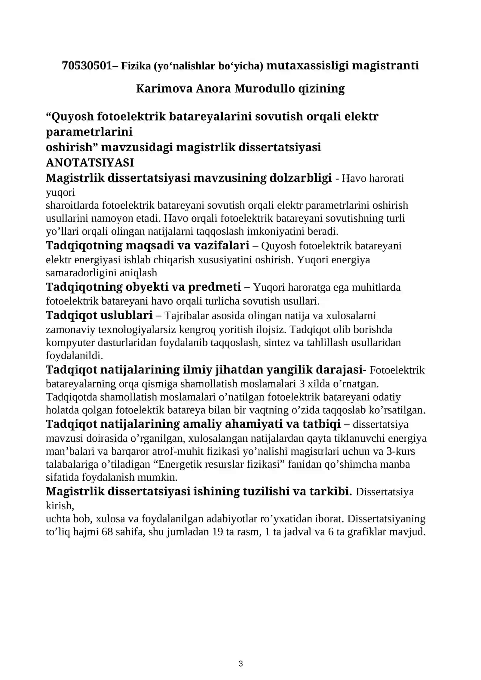 QATLAMLI SILIKAT MATERIALLAR ASOSIDA YUQORI DARAJADA TO'LDIRILGAN ORGANO-NOORGANIK POLIMER MATERIALLAR SPEKTRLARINI O'RGANISH 3