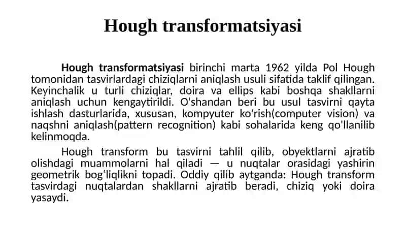 Houghtransformatsiyasi 3