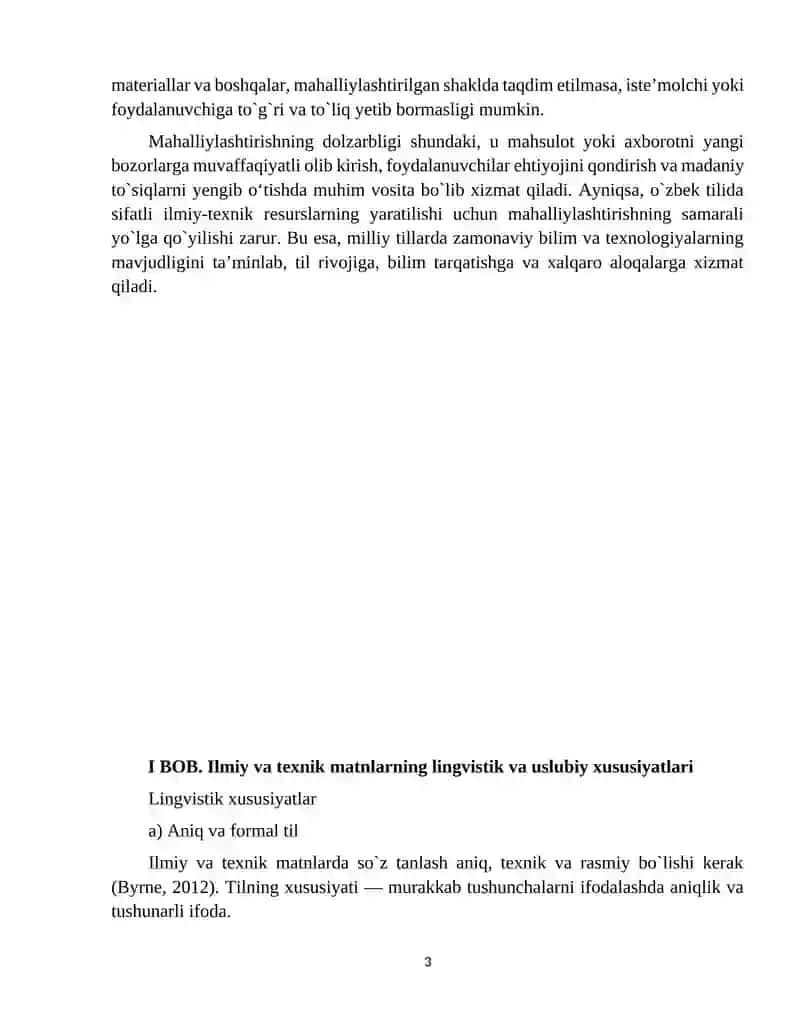 TURLI BOZORLAR UCHUN ILMIY VA TEXNIK MATNLARNI MAHALLIYLASHTIRISH 3