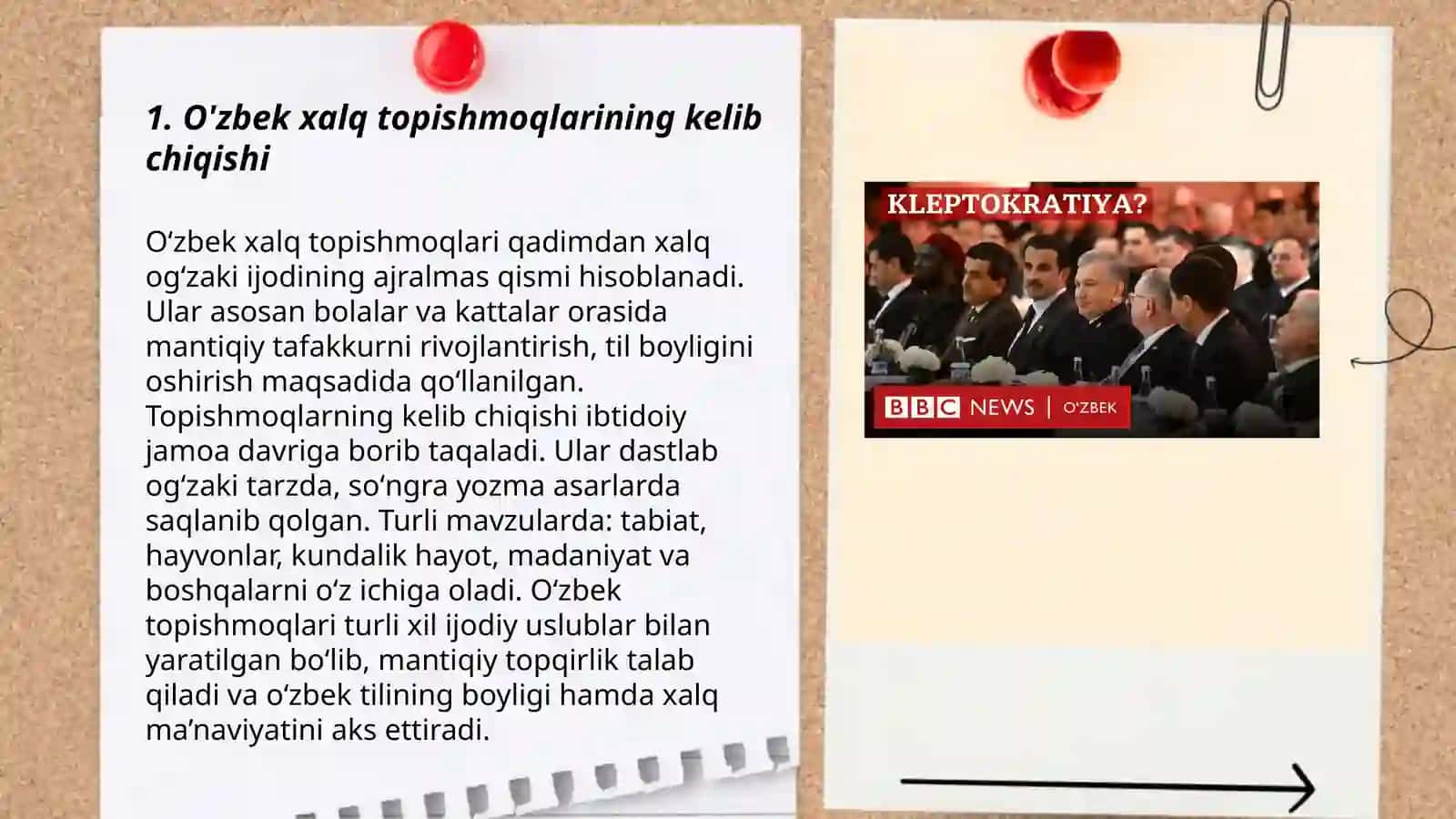 O'zbek xalq topishmoqlarini to'plash va mazmunini sharhlab tahlil qilish 3
