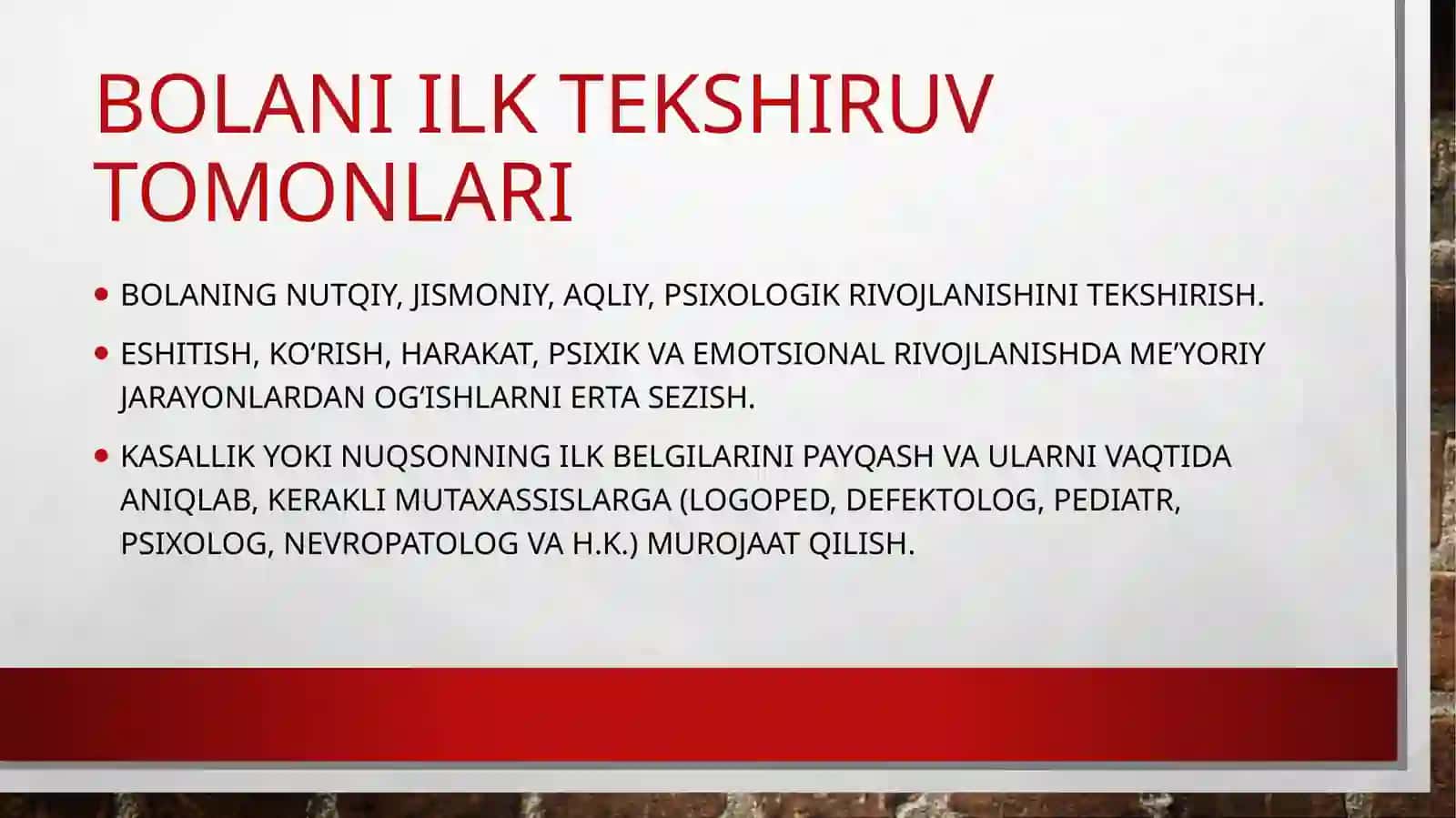 Abilitatsiya va reabilitatsiya kategoriyalari 3