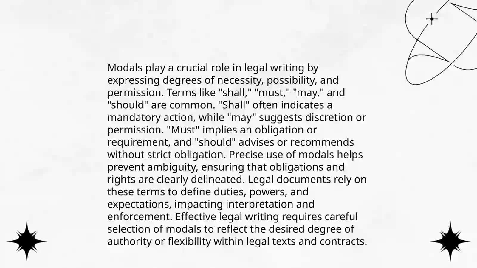 The Role of Modals in Legal Writing 3
