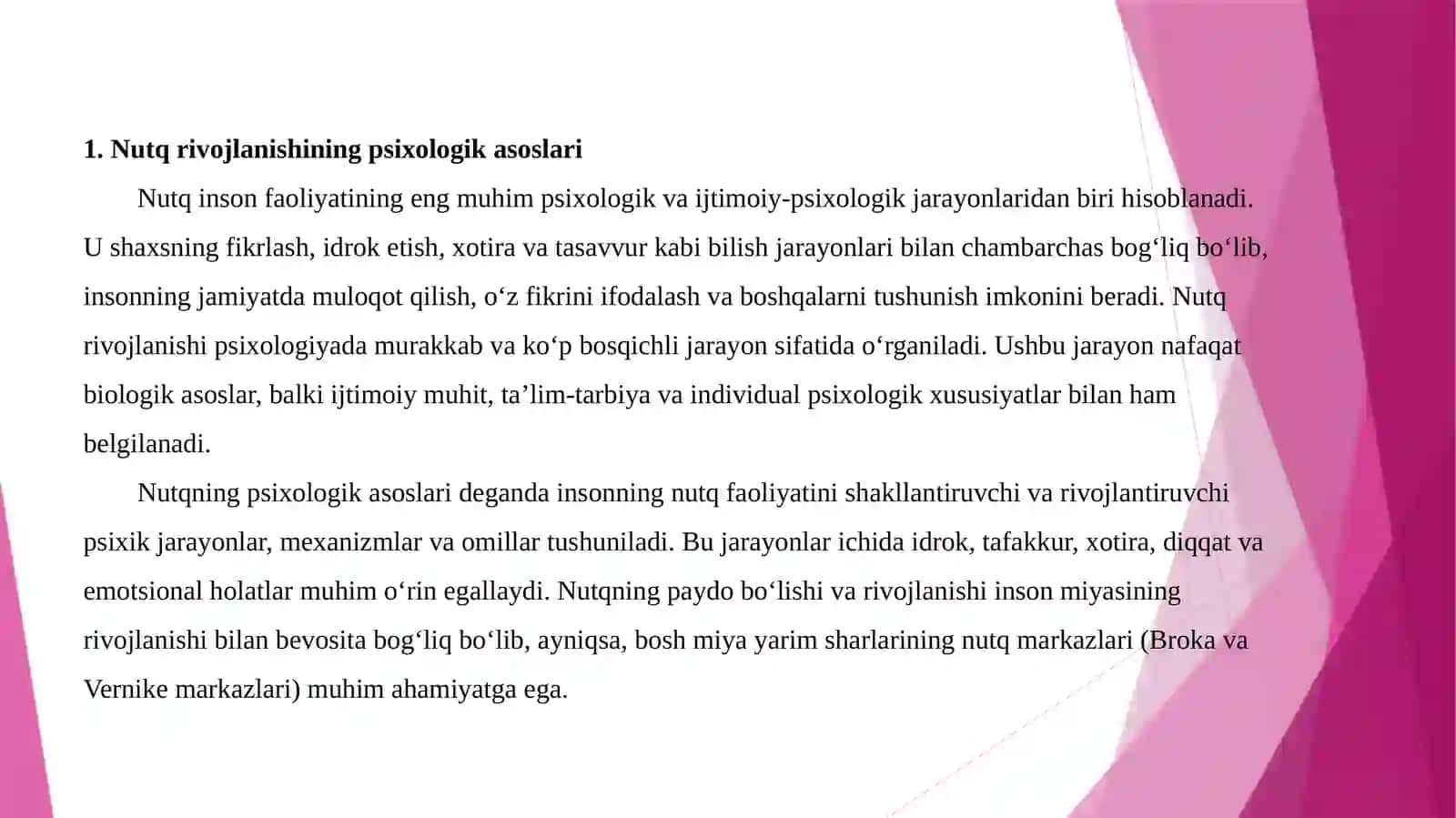 Nutq Rivojlantirish Psixolingvistik va Ta'limiy Asoslari 3