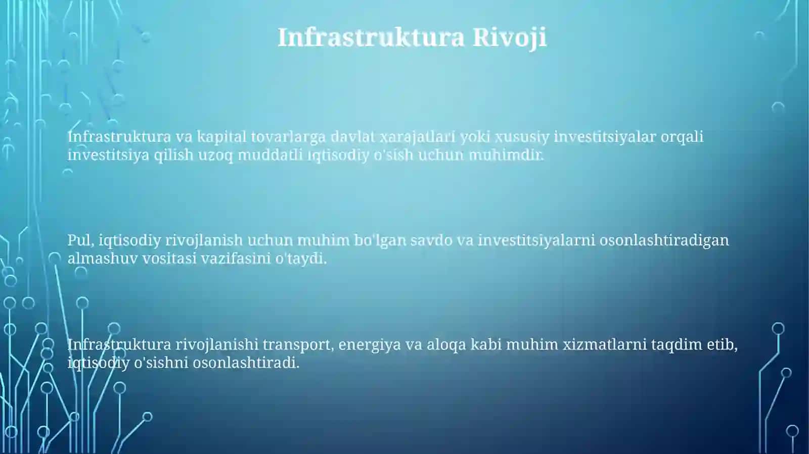 Iqtisodiy taraqqiyotda pulning roli 3