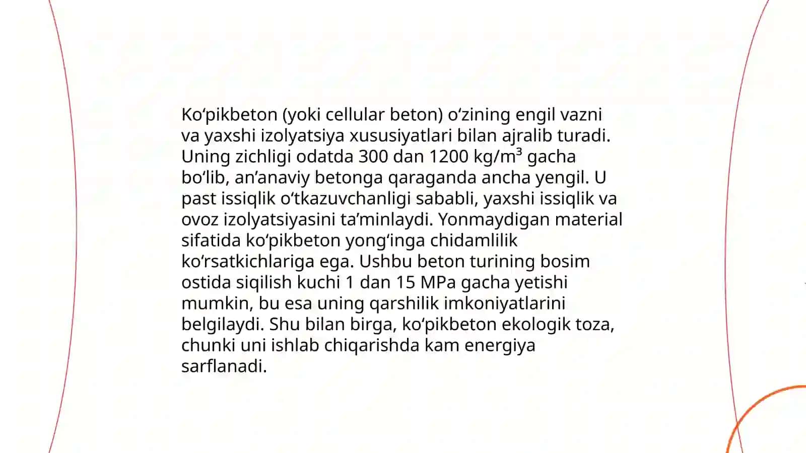Ko‘pikbeton ishlab chiqarish texnologiyasi 3