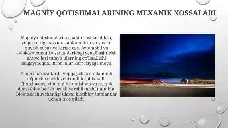 Magniy va uning qotishmalari 3