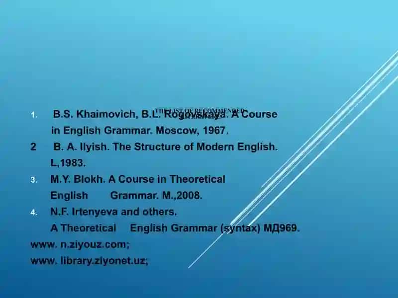 The Verb 3