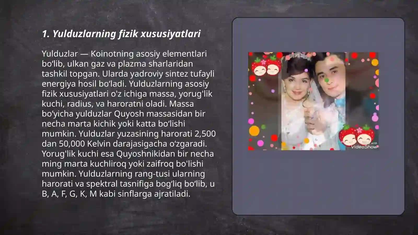 Yulduzlarning fizik xususiyatlari 3