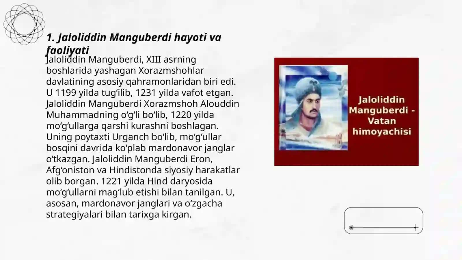 Jaloliddin Manguberdi-Vatan himoyachisi 3