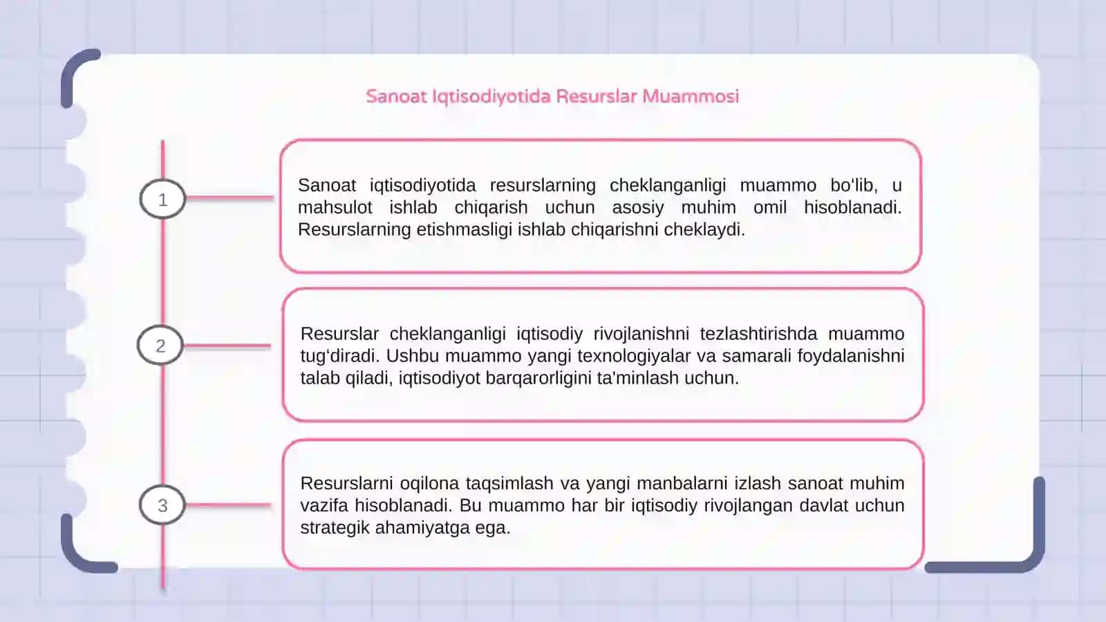Sanoat Iqtisodiyotida Resurslar Muammosi 3