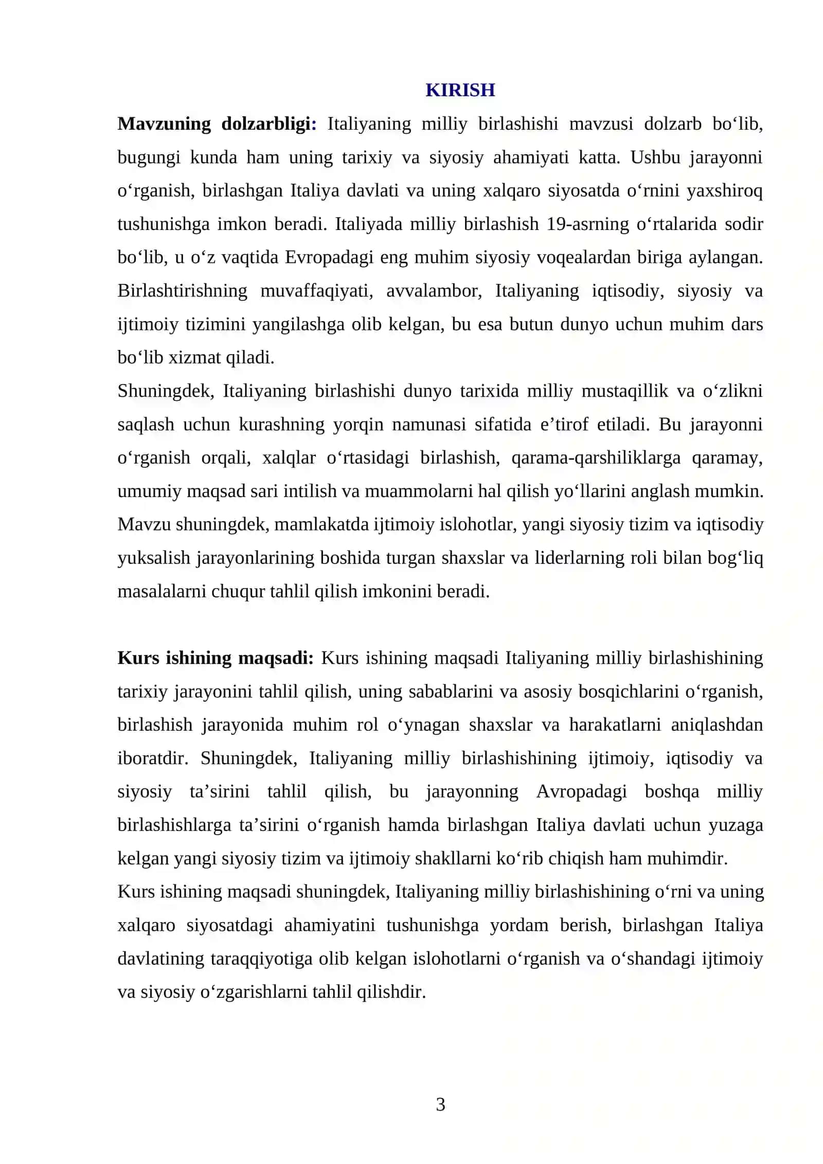 Italiyaning milliy birlashishi 3