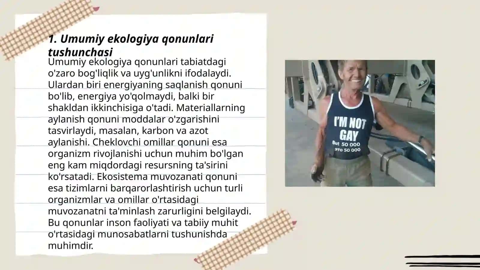 Umumiy ekologiya qonunlari 3