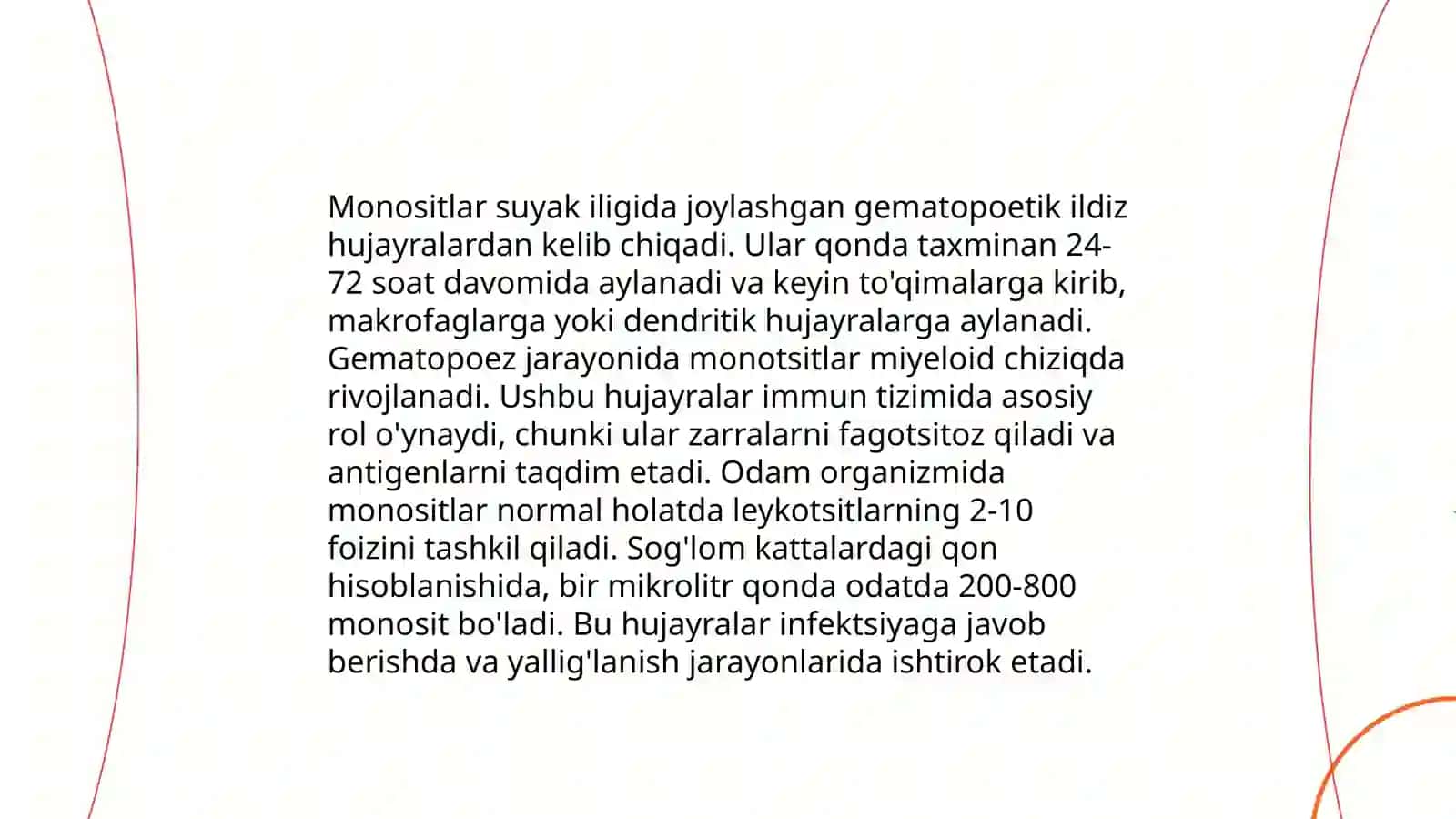 Monositlar va ularning tibbiyotdagi ahamiyati 3
