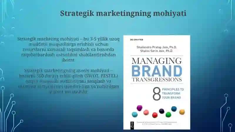 Strategik marketingning mohiyati va asosiy tamoyillari 3