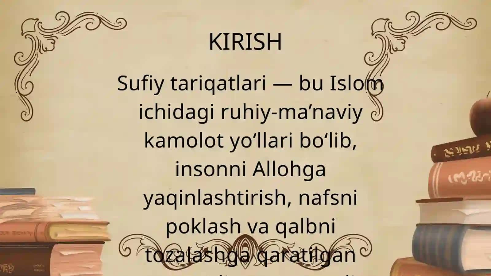 SUFIY TARIQATLARI 3